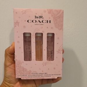 Coach 3 Pc Dream Travel Spray Set Nwt
